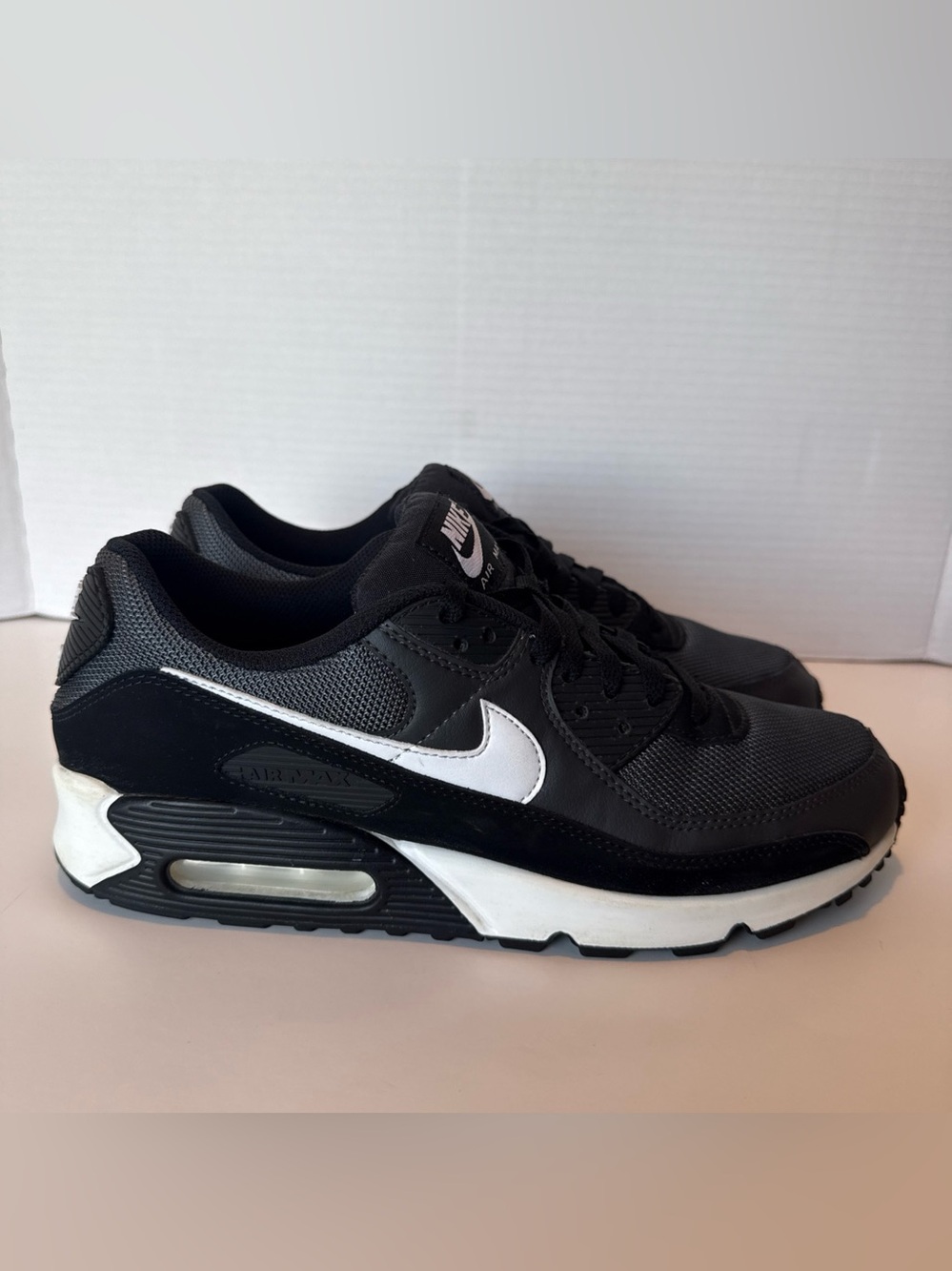 Nike Air Max 90 Iron Grey Black White Anthracite CN8490-002 Men's Size 10.5